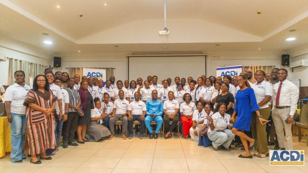 ACDI staff, facilitators and participants at the Impact Evaluation Training and Matchmaking Workshop.