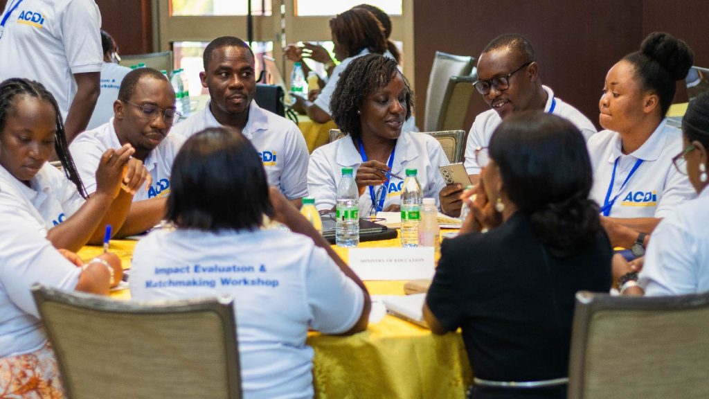 Researchers and policymakers co-creating impact evaluation ideas during the matchmaking sessions