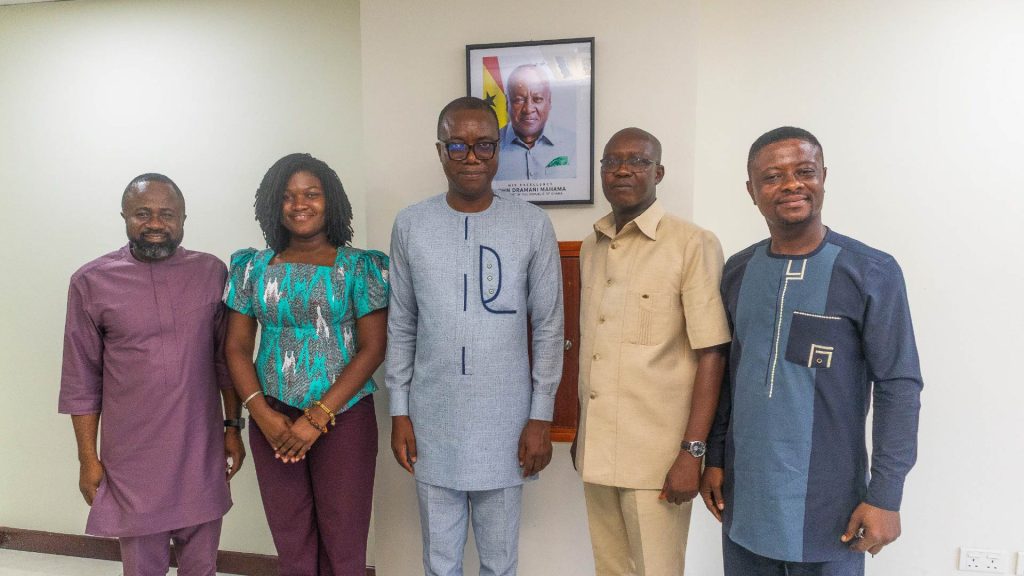 ACDI team with Hon. Bernard Ahiafor and his team during the courtesy call.